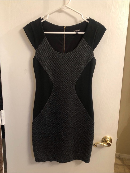 Express Dresses & Skirts - Express Black & Gray Dress